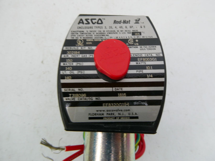 ASCO EF8320G194 110/120V 140-150PSI 1/4" NSMP