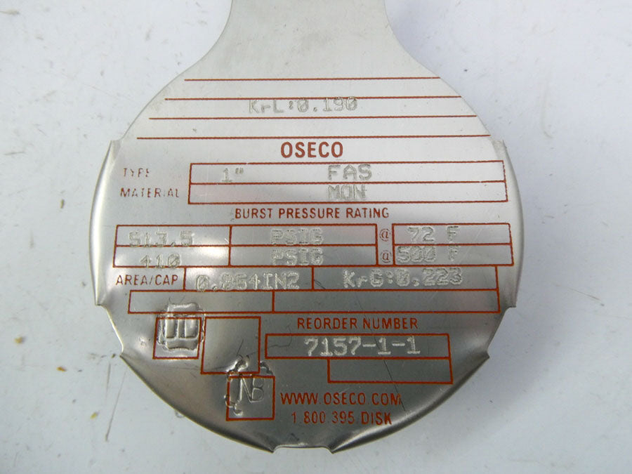 OSECO FAS 513.5PSI 1" NSMP