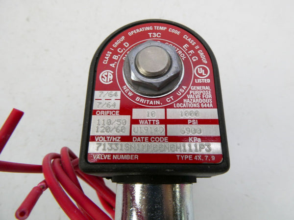 PARKER 71331SN1MM00N0H111P3 110/120V 1000PSI NSMP
