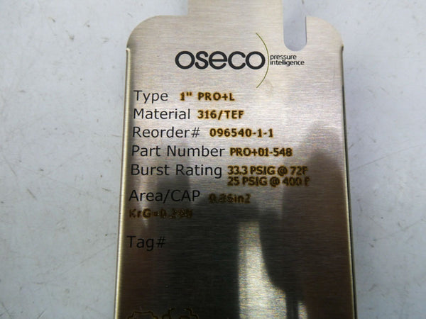 OSECO PRO+01-548 33.30PSI  1" NSMP