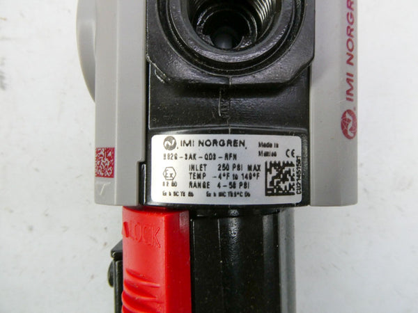 IMI NORGREN B82G-3AK-QD3-RFN 250PSI NSMP