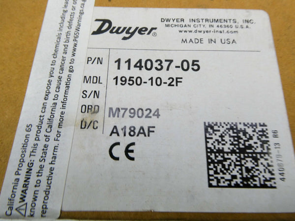 DWYER 1950-10-2F 114037-05 NSFS