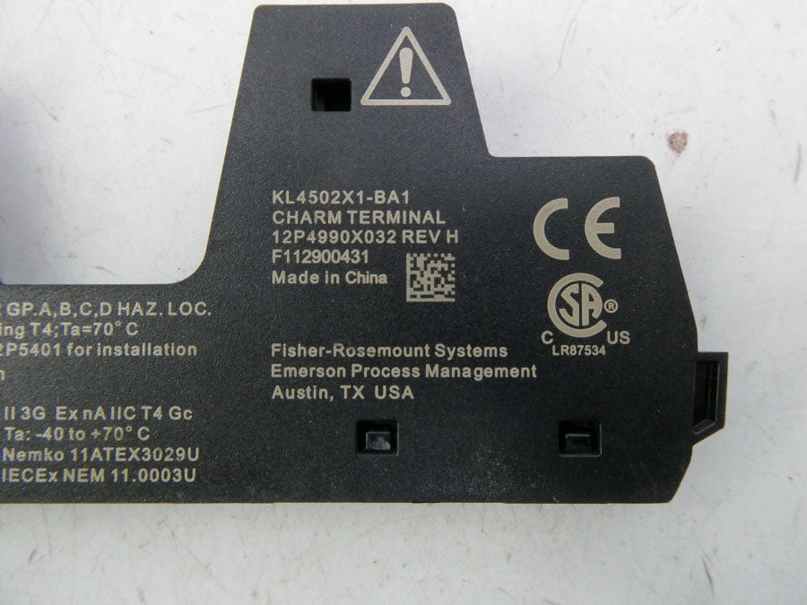 FISHER-ROSEMOUNT KL4502X1-BA1 12P4990X032 REV. H NSNP