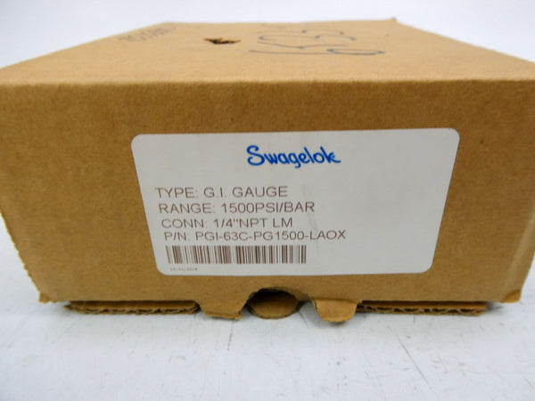 SWAGELOK PGI-63C-PG1500-LAOX 1500PSI NSMP