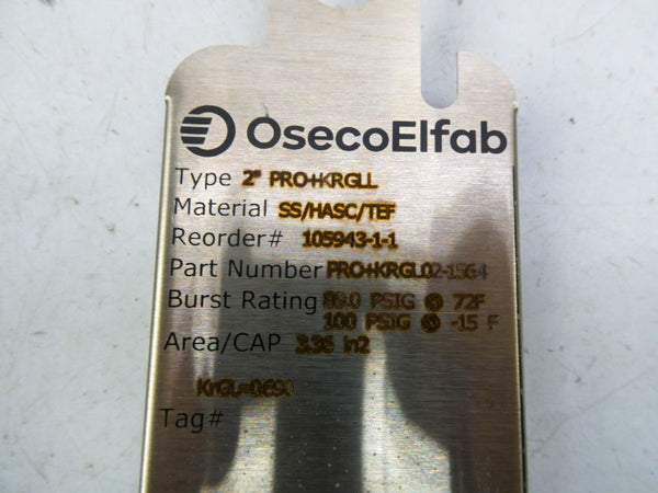 OSECO ELFAB PRO+KRGL02-1564 100PSI 2" NSMP