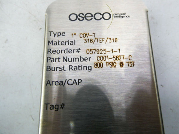 OSECO CO01-5627-C COV-T 800PSI 1" NSMP
