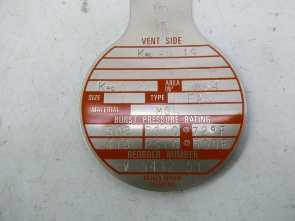 OSECO FAS 508PSI 1" NSMP