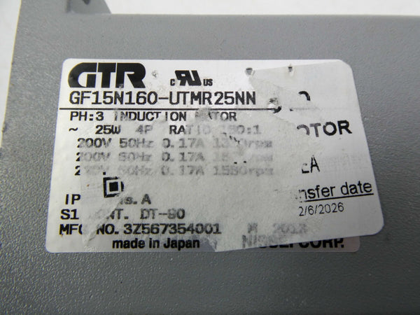 GTR GF15N160-UTMR25NN 220V 0.17A NSNP