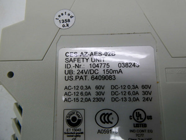 EUCHNER CES-AZ-AES-02B 104775 24VDC NSNP