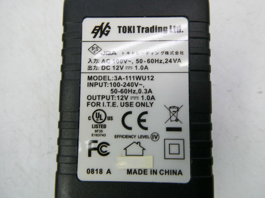 TOKI TRADING 3A-111WU12 100-240V 0.3A NSNP