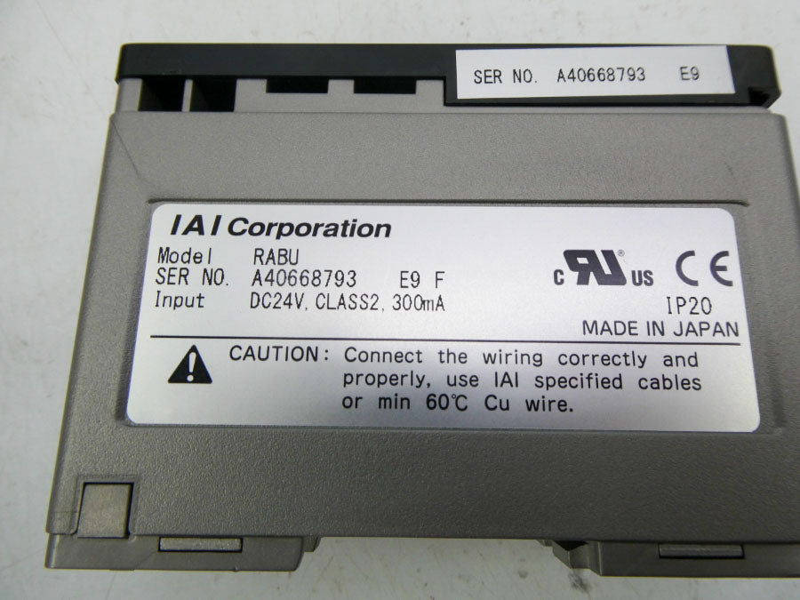 IAI RABU 24VDC NSNP