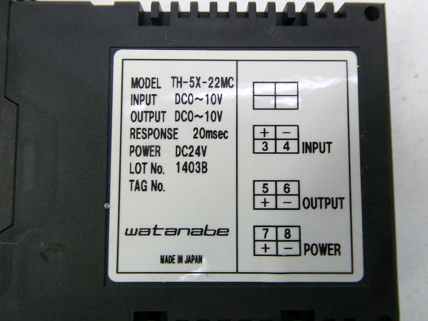 WATANABE TH-5X-22MC 24VDC NSNP
