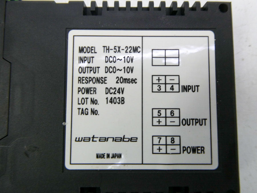WATANABE TH-5X-22MC 24VDC NSNP