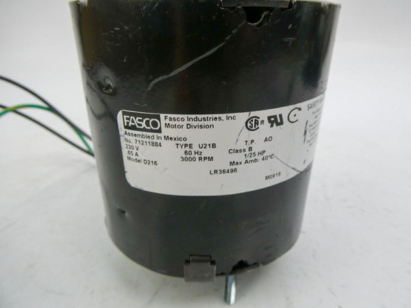 FASCO 71211884 U21B 230V .65A NSNP