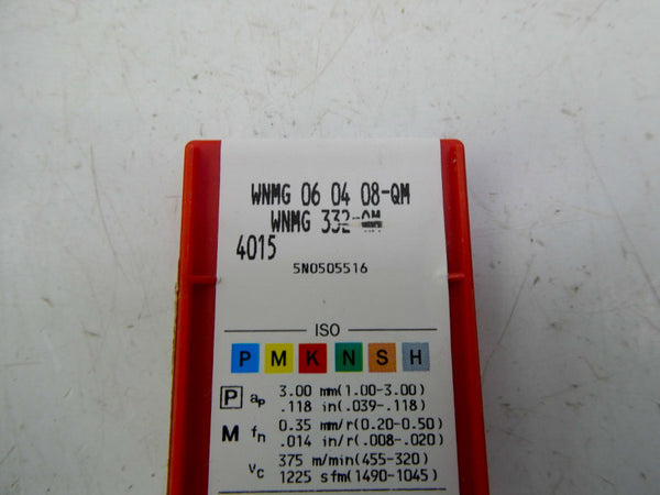 SANDVIK WNMG060408-QM (PKG OF 10) NSFS