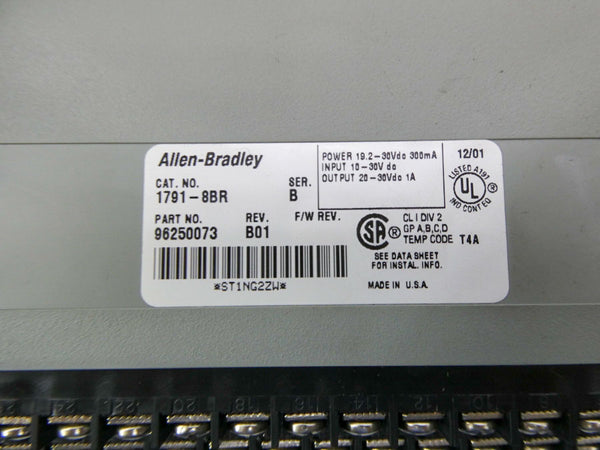 INDUSTRIAL SPARE PART 1791-8BR SER. B 10-30VDC REV. B01 NSNP