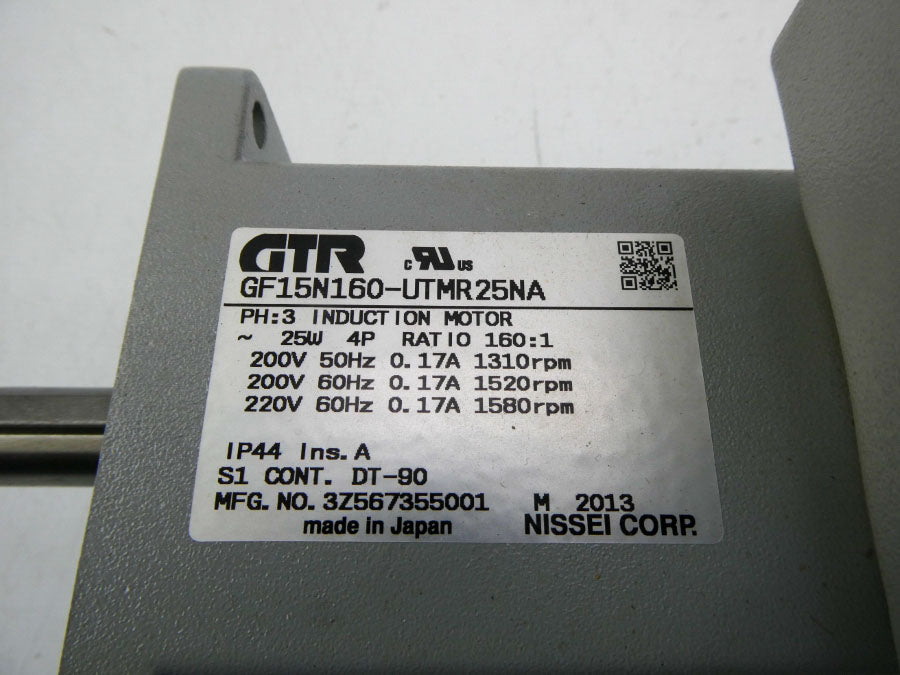 NISSEI GF15N160-UTMR25NA 220V 0.17A NSNP