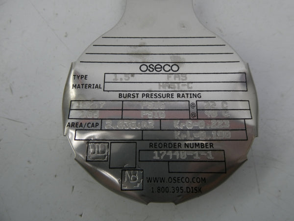 OSECO FAS 167.7PSI 1.5" NSMP