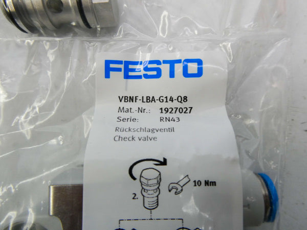 FESTO VBNF-LBA-G14-Q8 1927027 NSMP