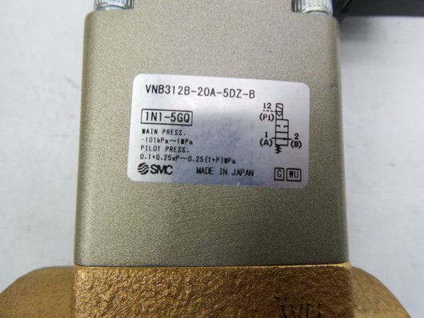 SMC VNB312B-20A-5DZ-B 12-26VDC NSNP