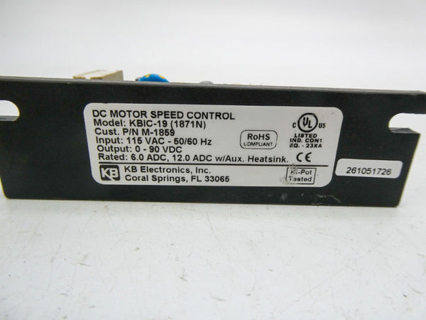KB ELECTRONICS KBIC-19 (1871N) 115VAC NSNP