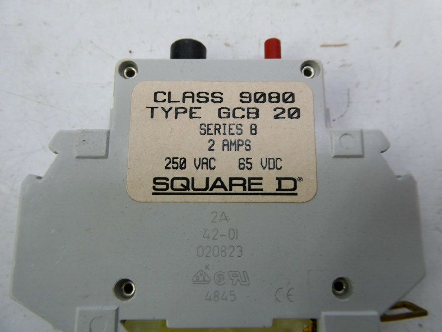 SQUARE D 9080GCB-20 SER. B 250VAC 2A NSMP