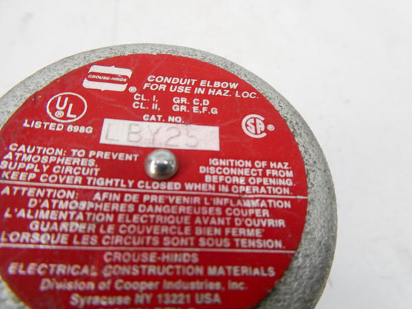 CROUSE HINDS LBY25 3/4" (AS PICTURED) UNMP