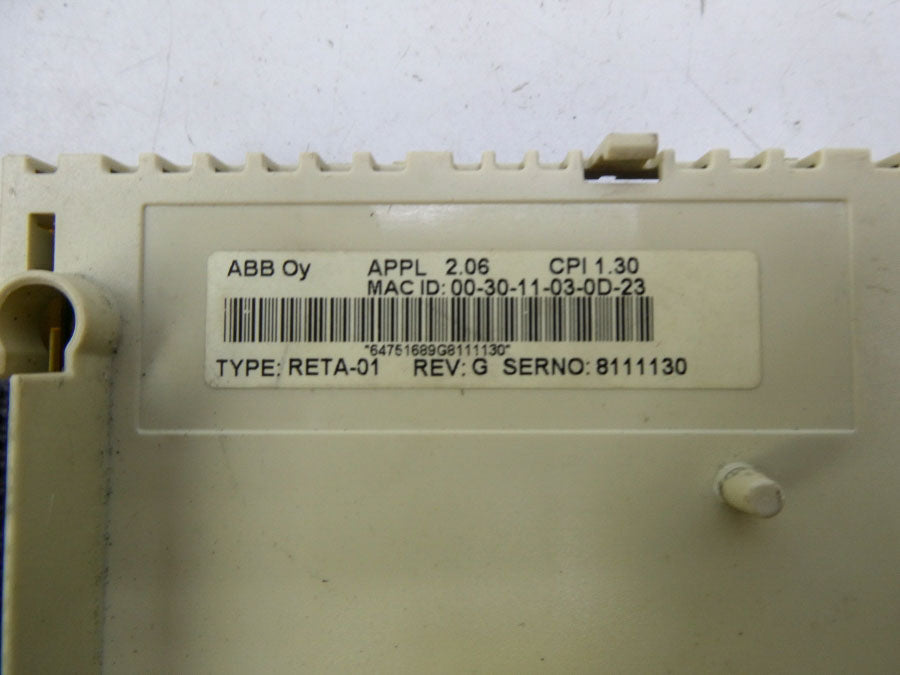 ABB RETA-01 REV. G NSNP