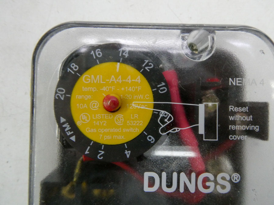 DUNGS 217-340A GML-A4-4-4 1-20"WC NSMP