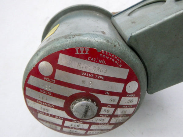 ITT K10CB263 110/120V .26 110PSI UNMP