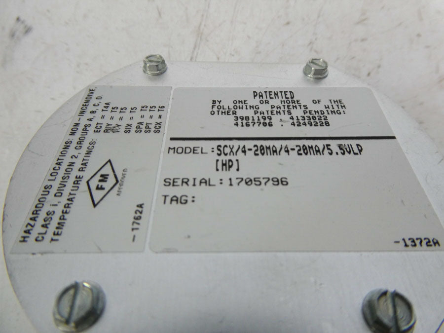 MOORE PRODUCTS SCX/4-20MA/4-20MA/5.5VLP NSNP