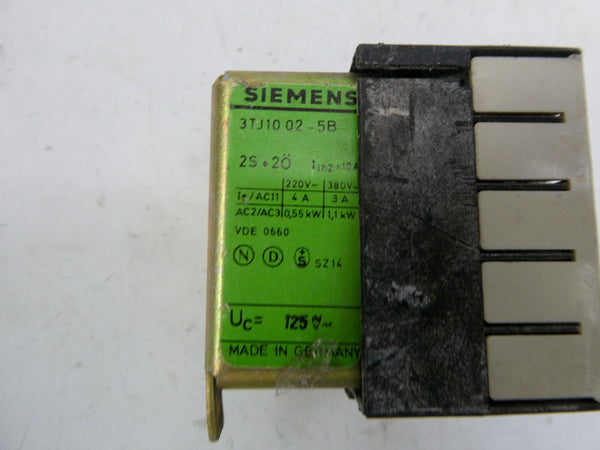SIEMENS 3TJ1002-5B 125V UNMP