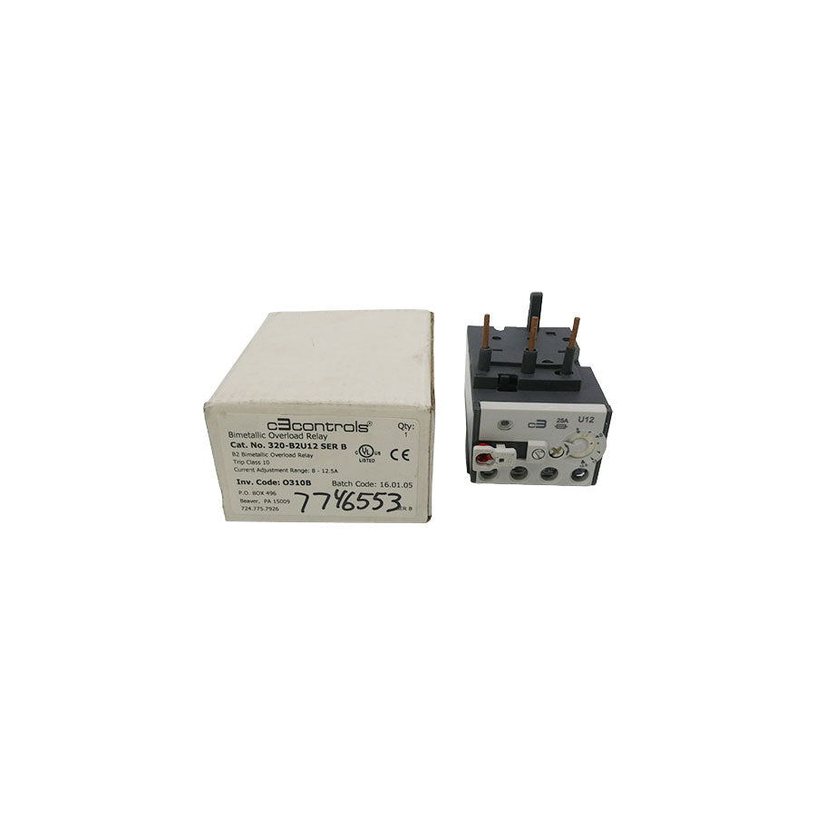 C3CONTROLS 320-B2U12 SER. B 8-12.5A NSMP