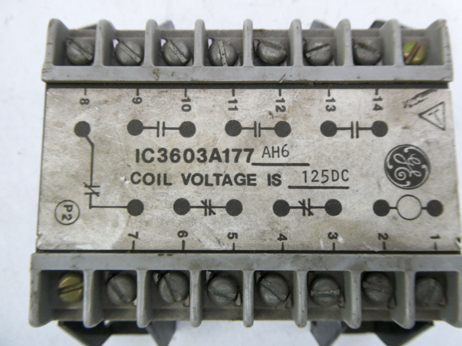GENERAL ELECTRIC IC3603A177AH6 125VDC UNMP