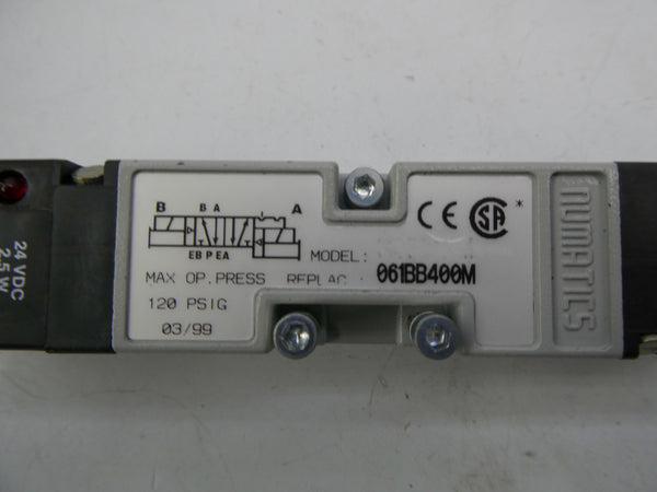 NUMATICS 061BB400M 24VDC 120PSI NSNP