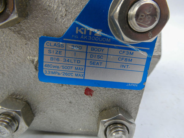 KITZ AK300UOM 480PSI 1" NSNP