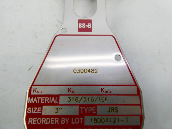 BS&B JRS 43.6PSI 3" NSMP