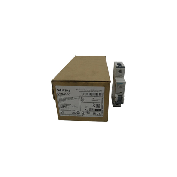 SIEMENS 5SY6106-7 230/400V 6A (PKG OF 12) NSMP