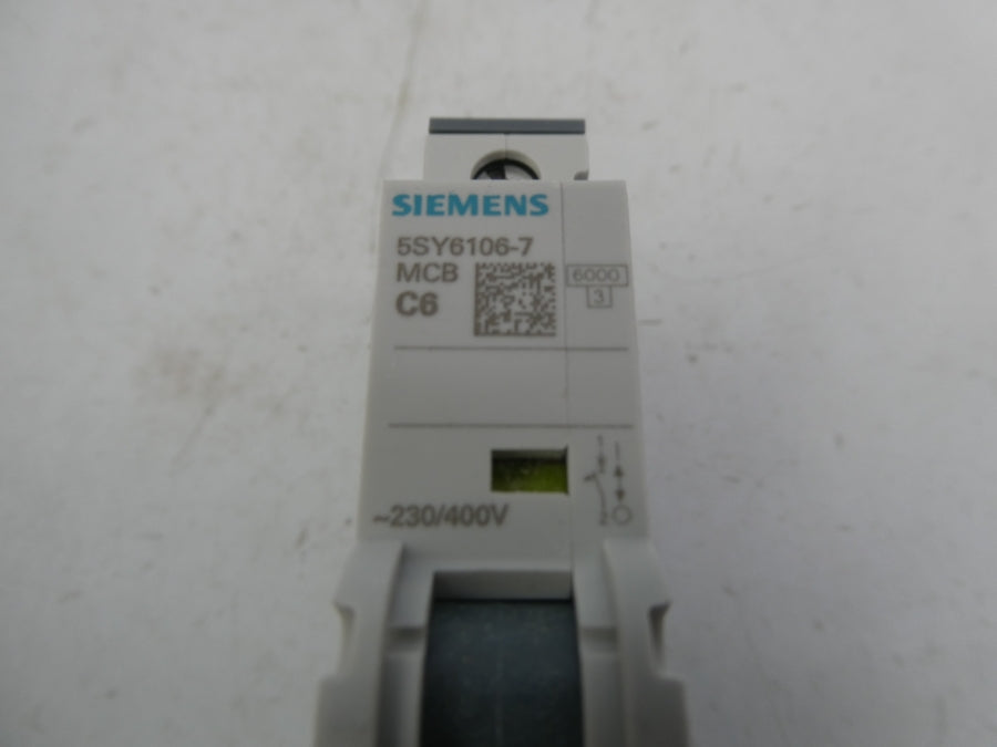 SIEMENS 5SY6106-7 230/400V 6A (PKG OF 12) NSMP