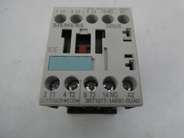 SIEMENS 3RT1017-1AK61-0UA0 110/120V NSMP
