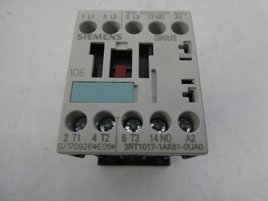 SIEMENS 3RT1017-1AK61-0UA0 110/120V NSMP