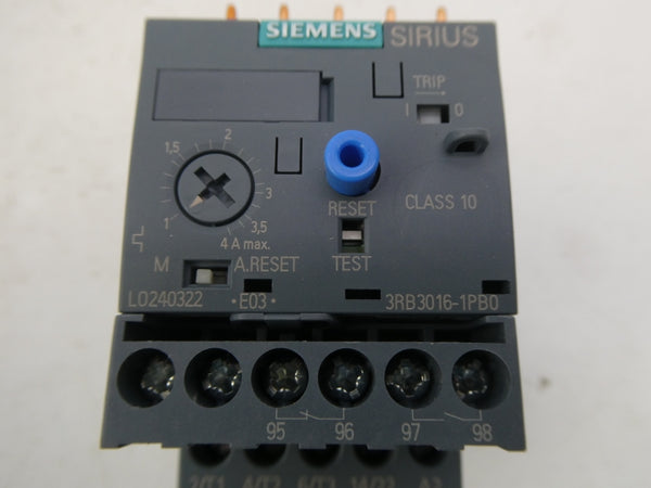 SIEMENS 3RB3016-1PB0 1-4A NSMP