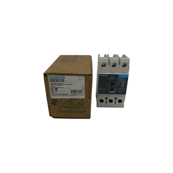 SIEMENS NGB3K015B 480V 15A NSMP