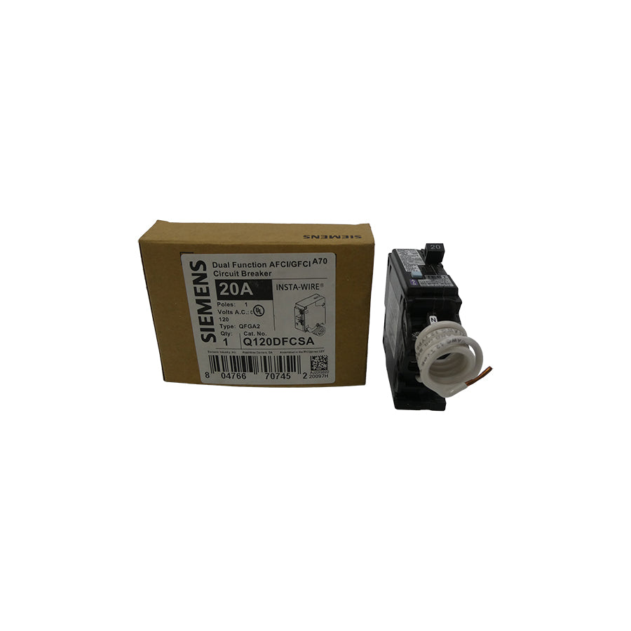 SIEMENS Q120DFCSA 120VAC 20A NSMP