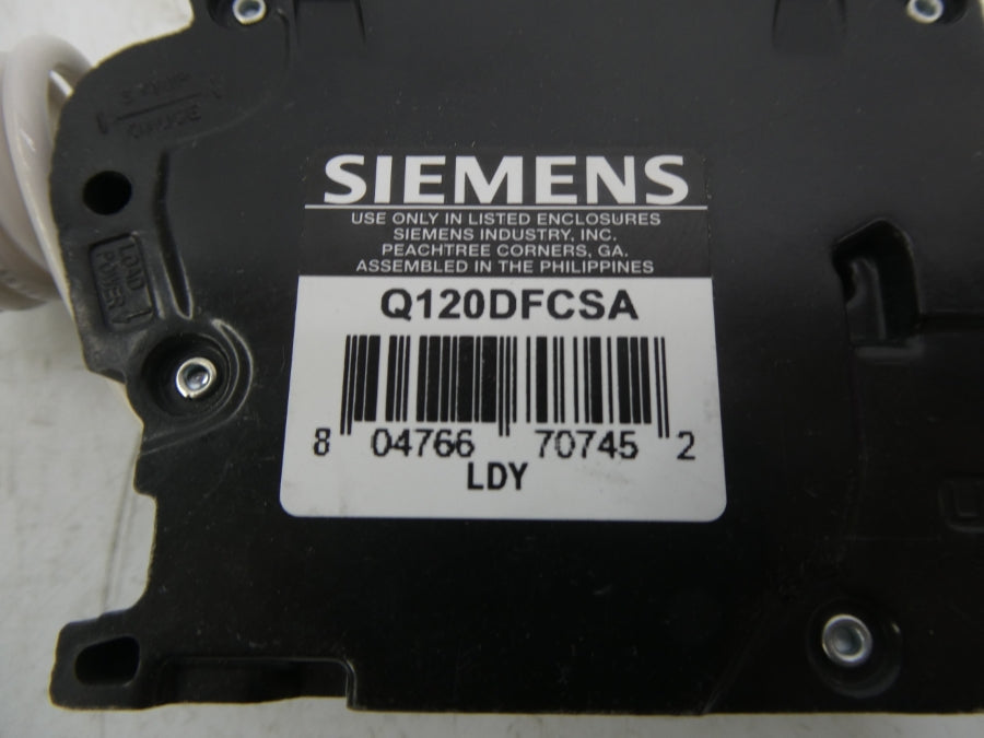 SIEMENS Q120DFCSA 120VAC 20A NSMP