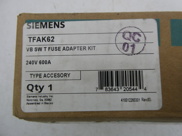 SIEMENS TFAK62 240V 600A NSMP