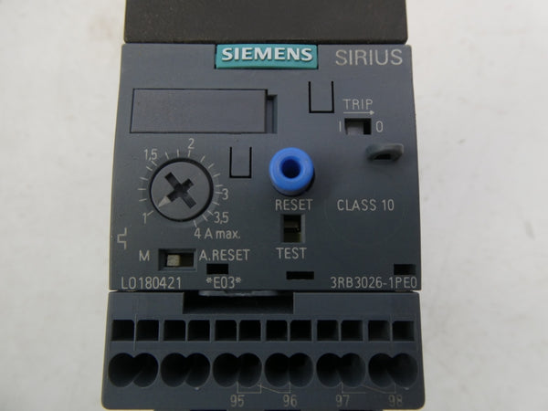 SIEMENS 3RB3026-1PE0 1-4A NSMP