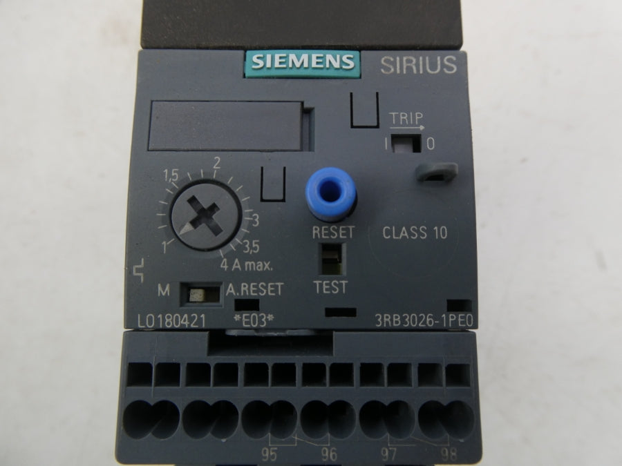 SIEMENS 3RB3026-1PE0 1-4A NSMP