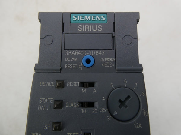 SIEMENS 3RA6400-1DB43 24VDC 12A NSMP