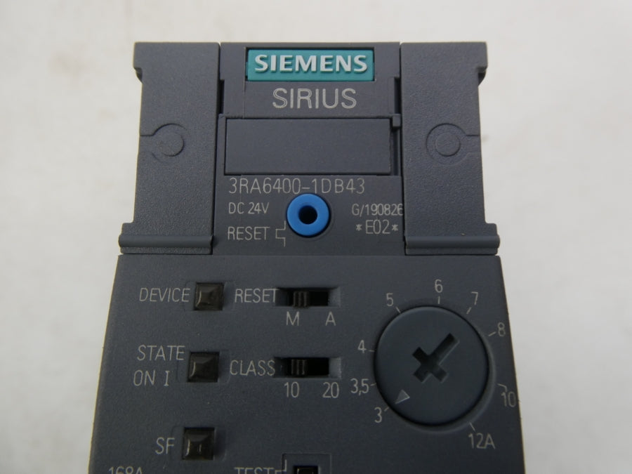 SIEMENS 3RA6400-1DB43 24VDC 12A NSMP